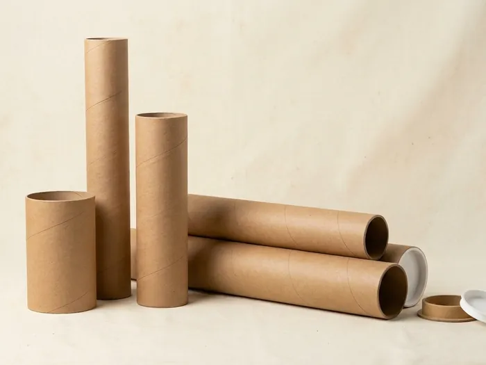 Tuburi din carton cu capace